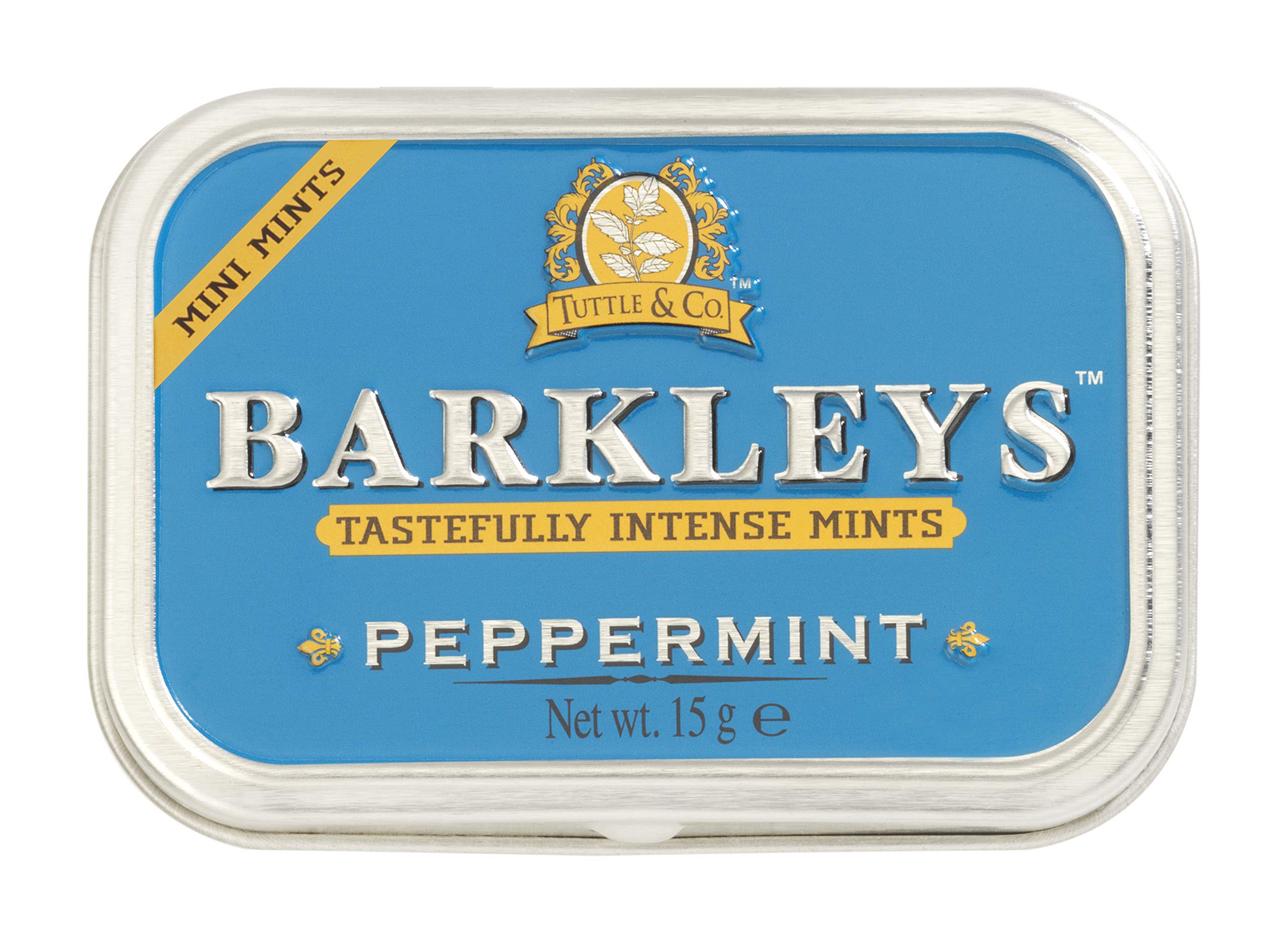 Barkleys Mini mints - Peppermint, 12 tins, 12er Pack (12 x 15 g) Angebot bei HelloDeals