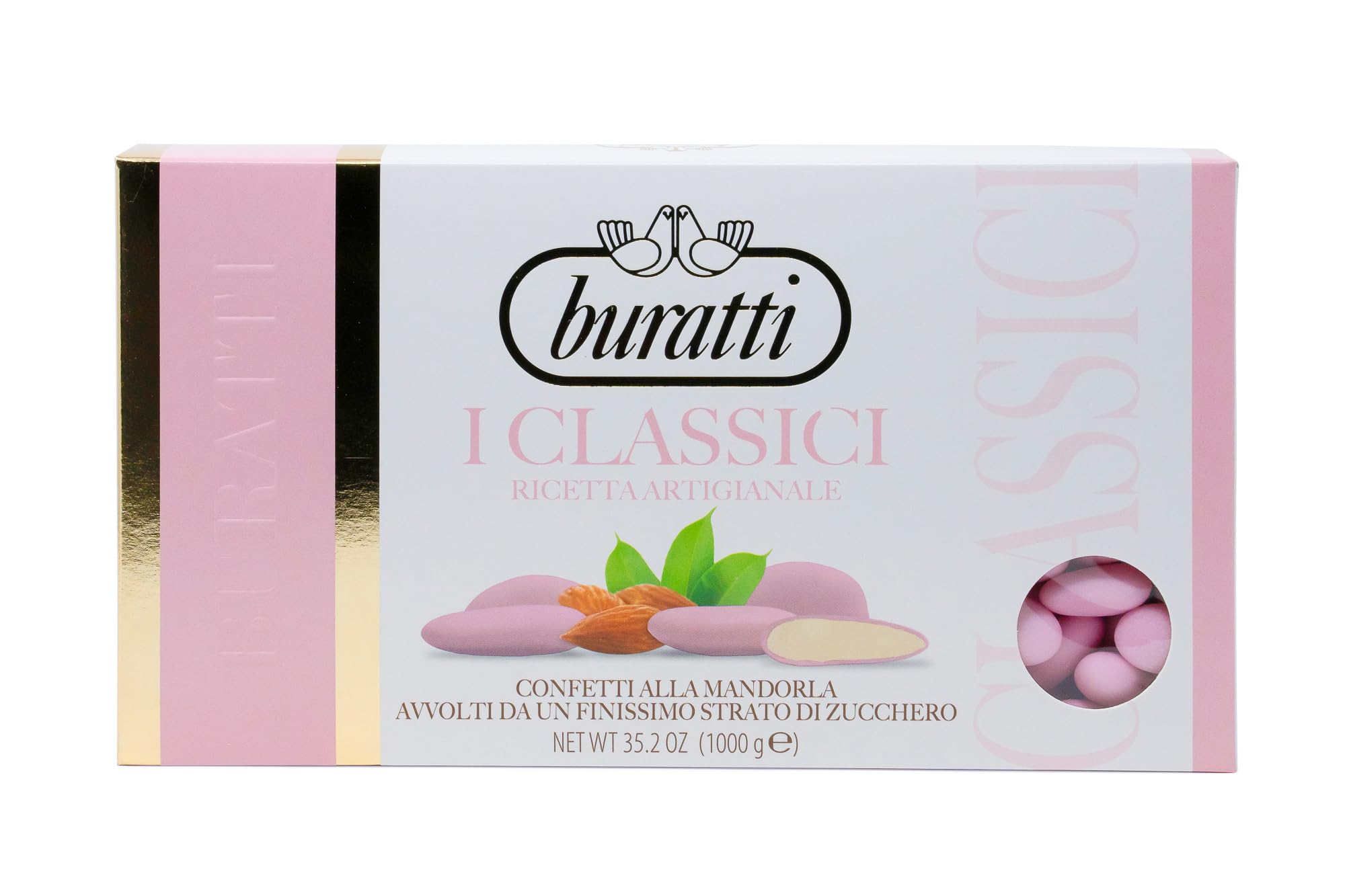 Buratti Confetti Rosa Ganze Gezuckerte Mandeln, 1 Stück, I N R O 1 0 0 Angebot bei HelloDeals