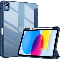 ProCase Hülle für iPad (A16) 11" Generation 2025 / iPad 10 Generation 10,9" 2022 Schutzhülle mit Stifthalter Stoßfeste Smart Case Cover Auto Schlafen/Wachen -Navy Marineblau Angebot bei HelloDeals