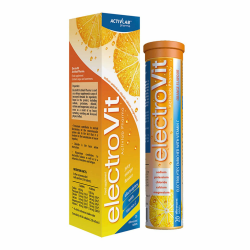 Activlab Pharma Elektrolyte - Brausetabletten mit Magnesiumcitrat Vitamin C 1000mg Glukose Kalium - Sport Hitze - 20 Tabletten Orange ElectroVit Angebot bei HelloDeals