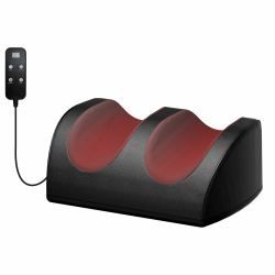 Shiatsu FußMassagegeräT Mit Heizung, Tiefengewebsmassage, Entspannende Beinmuskulatur, Fuß- Und WadenmassagegeräT Mit Massagerollen, Geschenke FüR Mama, Papa Und Freunde Schwarz Angebot bei HelloDeals