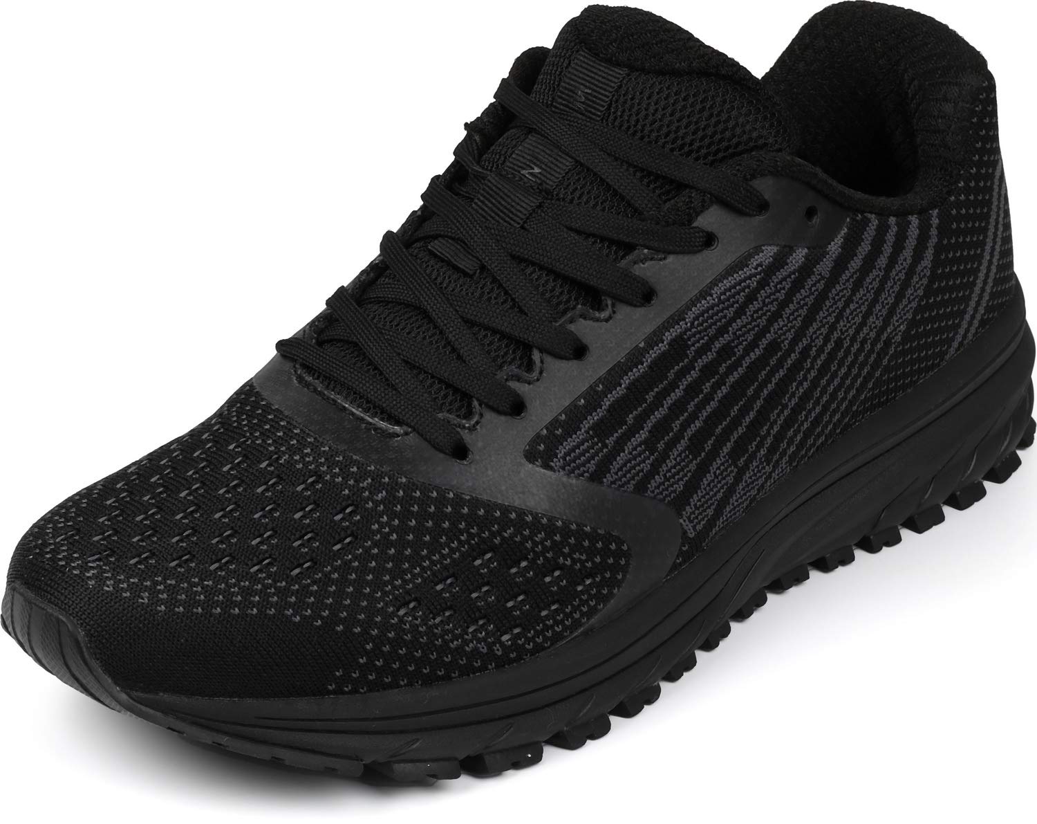 WHITIN Laufschuhe Herren Damen Turnschuhe Sportschuhe Unisex Bequeme Straßenlaufschuhe Walkingschuhe 36-47 43 EU Schwarz Angebot bei HelloDeals