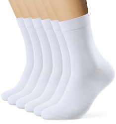 Socken Herren Damen 6 Paar 43-46 39-42 35-38 Schwarz Warme Sportsocken Unisex Business Lange mit Baum-wolle Haltbarkeit für Sport Freizeit 43-46 Weiß Angebot bei HelloDeals