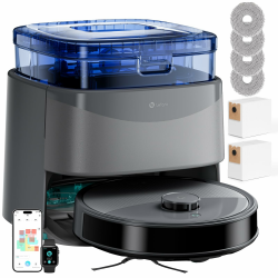 LEFANT M3 Saugroboter mit Wischfunktion,Anti-Tangle,12000 Pa,Vermeiden von Hindernissen,Multi-Floor Mapping,Anheben des Wischmopps,LiDAR Navigation,No-Go-Zone,WLAN 2.4G/5G, App und Alexa,Grau Angebot bei HelloDeals