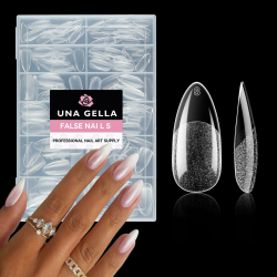 UNA GELLA Mandel Tips für Gelnägel, 216 Stück 12 Größen Nageltips Oval & Almond Soft Gel Full Cover Tips Press-on-Nails Set für Nagelverlängerung und DIY Nail Art im Nagelstudio Mandel&Oval-M Angebot bei HelloDeals
