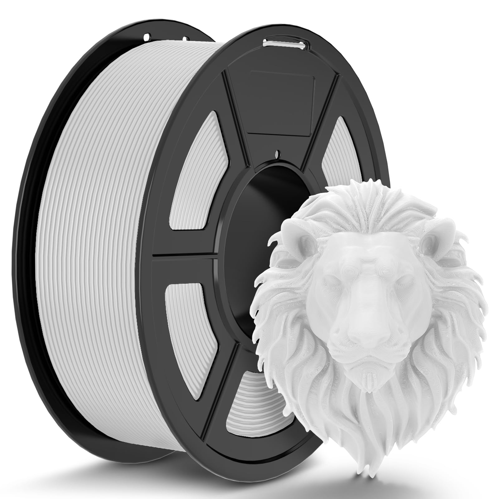 TECBEARS PLA Filament 1.75mm Weiß, 1kg 3D Drucker Filament PLA, Filament 3d Druckmaterialien, Vakuumverpackung, Maßgenauigkeit +/- 0,02 mm, 1kg Spule (2,2lbs) für Intelligentes Drucken 1000g Weiß Polylactide Angebot bei HelloDeals