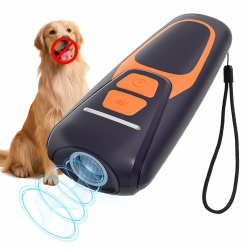 Anti-Bell-Gerät für Hunde, Ultraschall-Abschreckungsgerät gegen Hundebellen, Hunderindenstopper für Hunde, 15 m Reichweite, Wiederaufladbar Ultraschall-Bellstopper drinnen draußen Schwarz&Orange Angebot bei HelloDeals