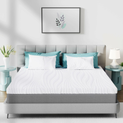 Matratzen Topper 160x200 H2/H4 Visco Schaum - 2 in 1 Matratzentopper Memory Foam 7,5 cm hoch Matratze für Boxspringbett, Mattress Topper 160x200 Gelschaum CertiPUR-EU Öko-Tex Zertifiziert 160x200x7.5 cm Weiß Angebot bei HelloDeals