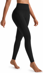 JOYSPELS Figurformende Damen Sporthose mit Pfirsich Design, Blickdichte Sport Leggings - Lange Sportleggins Yogahosen mit Taschen M Schwarz Angebot bei HelloDeals