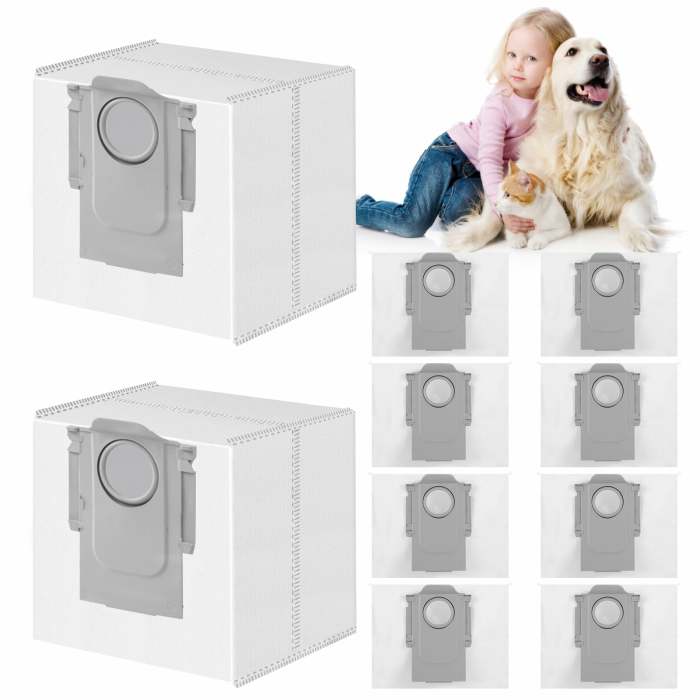 10 Stück Staubbeutel für Roborock Q5 Pro+/Q5 Max+/Q7 M5+/L5+/Q10 S5+/Q10 X5+/S8 Pro Ultra/S8+/S7 MaxV Ultra/Q7 Max+/Q8 Max+/Staubsauger Absaugstation,Hohe Kapazität Staubsaugerbeutel Ersatzteile 3.6L Q5/Q7/Q10/S7/S8 Staubbeutel Angebot bei HelloDeals