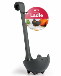 OTOTO Katie Cat Suppenkelle –, Schwarze Katze, Gothic-Geschenk für Katzenliebhaber – Gruseliges Küchenzubehör, Lustige Geschenke Angebot bei HelloDeals
