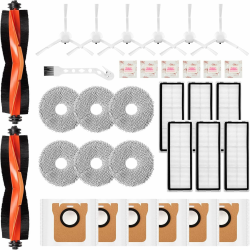 27 Stück Zubehör für Xiaomi X20+ / X10 Plus Saugroboter, Ersatzteile 6 Staubbeutel 6 Wischpad 2 Hauptbürste 6 Seitenbürsten 6 HEPA Filter 1 Reinigungsbürste，6 Flach-Duftstein 27 Stück für X20+ / X10 Plus Angebot bei HelloDeals