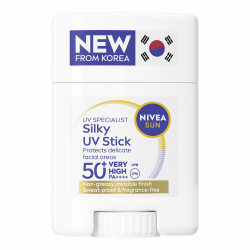 NIVEA Silky UV stick 50+ SPF very high protection 15g Angebot bei HelloDeals