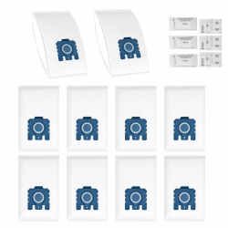 16 Stück S8340 Staubsaugerbeutel Zubehörset für Miele GN 3D Staubsauger S2 S4 S5 S6 S8, Complete C2/C3, Classic C1, Staubsauger Filtersack (10 Beutel inkl 3 Abluftfilter & 3 Motorschutzfilter) Weiß Zubehörset für Miele(10+6) Angebot bei HelloDeals