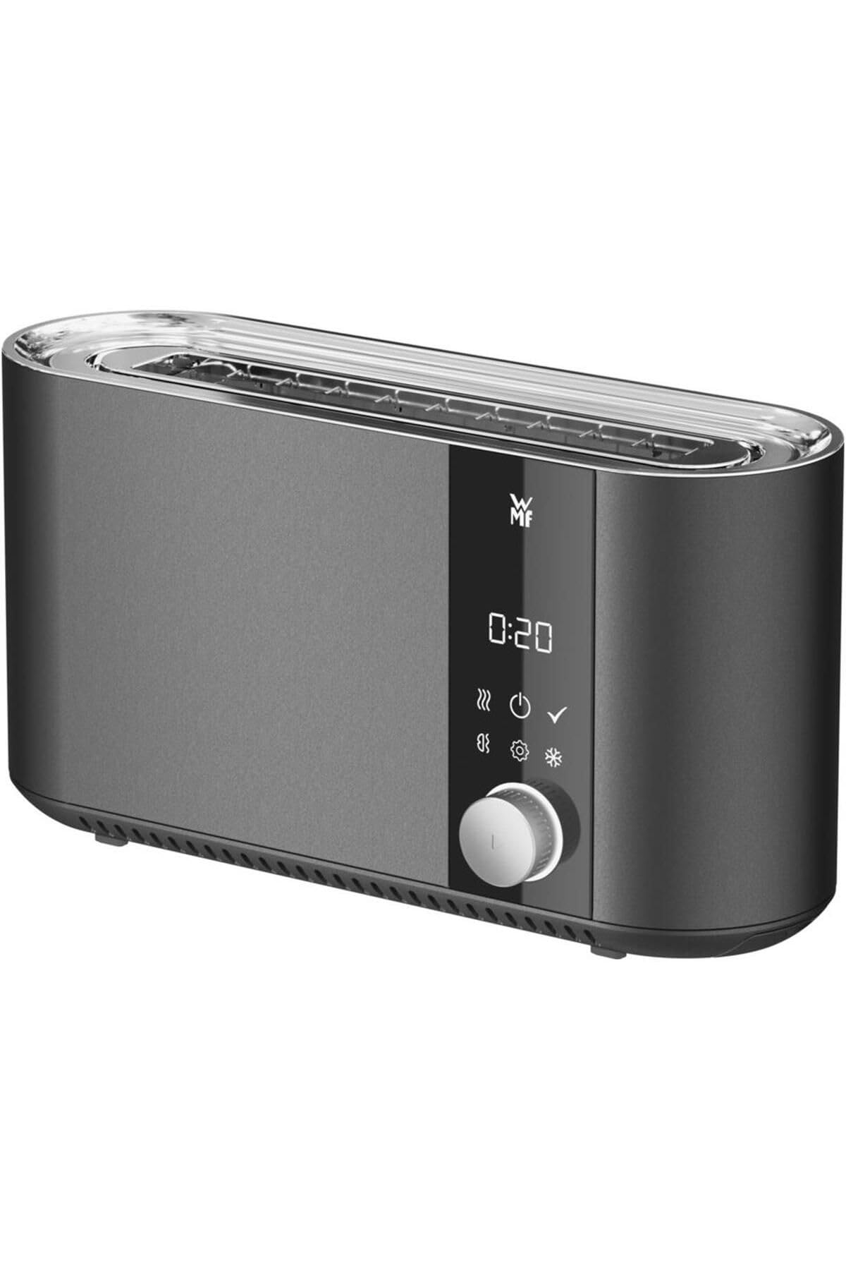 WMF Master Toaster Langschlitz Motorisiert, 2 Scheiben, XXL-Toast, Automatische Brotzentrierung, Check-Up Funktion, 980 W, Touch Bedienfeld, LED-Lichtleiste, Edelstahl Matt Angebot bei HelloDeals