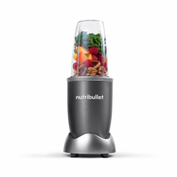 nutribullet Original, Elektrischer Mixer, Zerkleinerer, Smoothiemixer, Smoothie Maker, 600 W Leistung, Einfach und schnell in der Anwendung, Kompakt, Leicht zu reinigen, NB603DG Basispaket Dunkelgrau Angebot bei HelloDeals