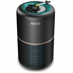 AIRTOK Luftreiniger, Luftreiniger Allergiker mit Aromatherapie, HEPA Luftfilter gegen Schimmel Staub Pollen Gerüche, 99,97% Entfernung bis 0,1 Mikrometer, Nachtlicht, Kindersicherung, Timer, 25dB Einfach Angebot bei HelloDeals