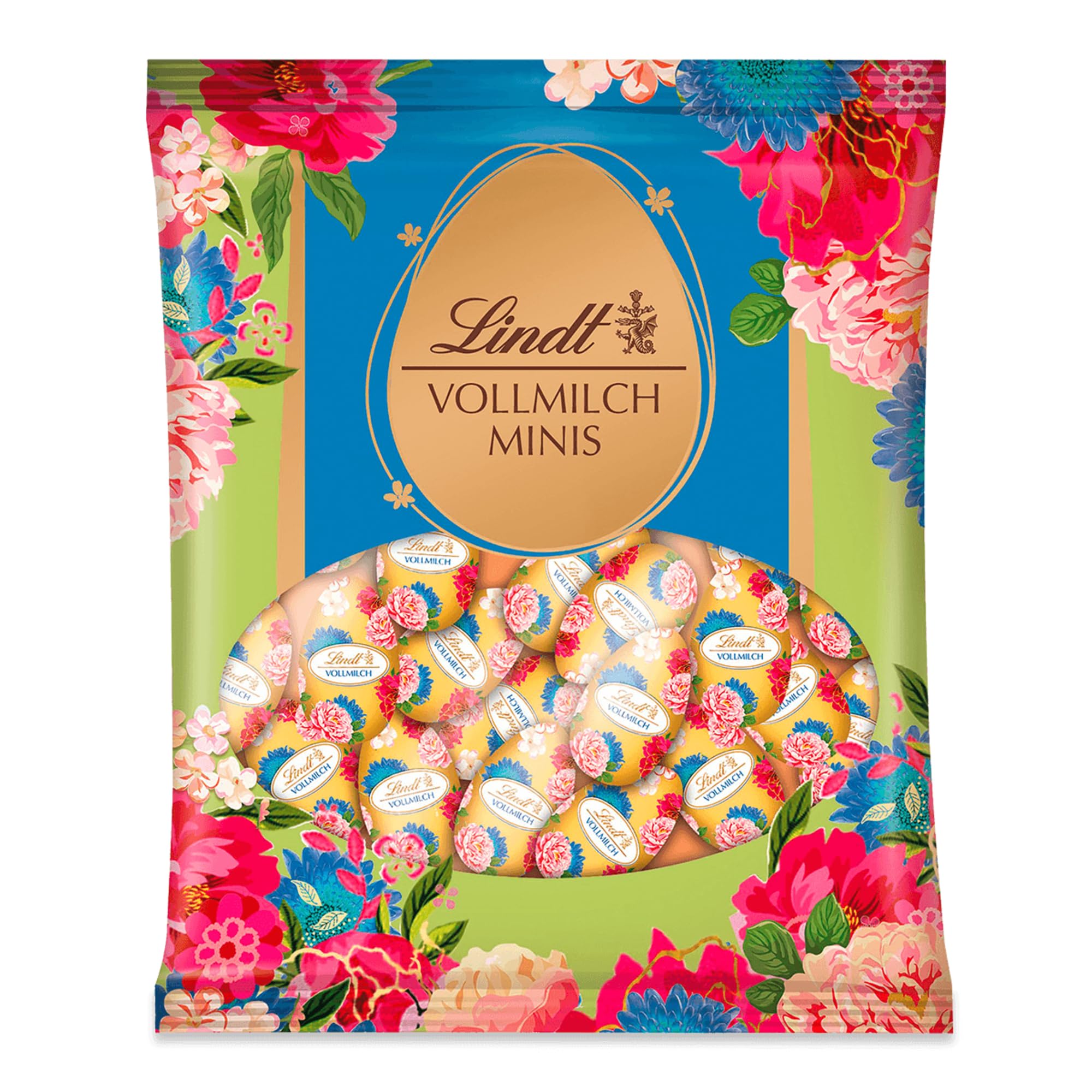 Lindt Schokolade Alpenvollmilch Mini Eier Blumen Edition | 5 x 180 g | Mini Schokoladen Eier aus feinster Alpenvollmilch-Schokolade | Oster Schokolade | Schokoladengeschenk | Ostereier | Schokoeier Angebot bei HelloDeals
