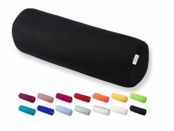 beties Basic Nackenrollenbezug ca. 15x40 cm Kissenhülle 100% Baumwolle in vielen fröhlichen Uni-Farben (schwarz) 15 x 40 cm, 1 Stück Schwarz Angebot bei HelloDeals