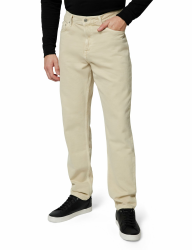 Tommy Hilfiger Herren Jeans Hose Tapered Harlem Mid Rise 31W / 34L Beige (Soft Cream) Angebot bei HelloDeals