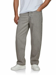 JACK & JONES Jeans Herren Baggy Fit Baumwolle JJIALEX JJCOOPER Weite Jeanshose Hose Denim Blau Schwarz Grau 30 31 32 33 34 36 38 33W / 32L Grey Denim (12281036) Angebot bei HelloDeals
