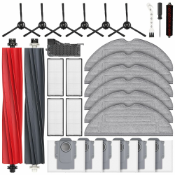 28 Stück Zubehör für Roborock S8 Pro Ultra Saugroboter, Ersatzteile 2 Hauptbürste 6 Staubbeutel 6 Wischpad 4 HEPA Filter 6 Seitenbürste 2 Reinigungszubehör 1 Schraubendreher 1 Wasserfilter Zubehörset 27p S8 Pro Ultra Zubehör Angebot bei HelloDeals