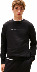 Tommy Hilfiger Herren Sweatshirt Track Top ohne Kapuze XS Black (Black) Angebot bei HelloDeals