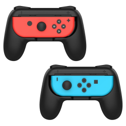MoKo Switch Joy Con Grip Kompatibel mit Nintendo Switch/Switch OLED Modell, [2 Stück] Griff Halterung Gaming Controller Komfort Gamepad Grips, Schwarz sc schwarz Angebot bei HelloDeals
