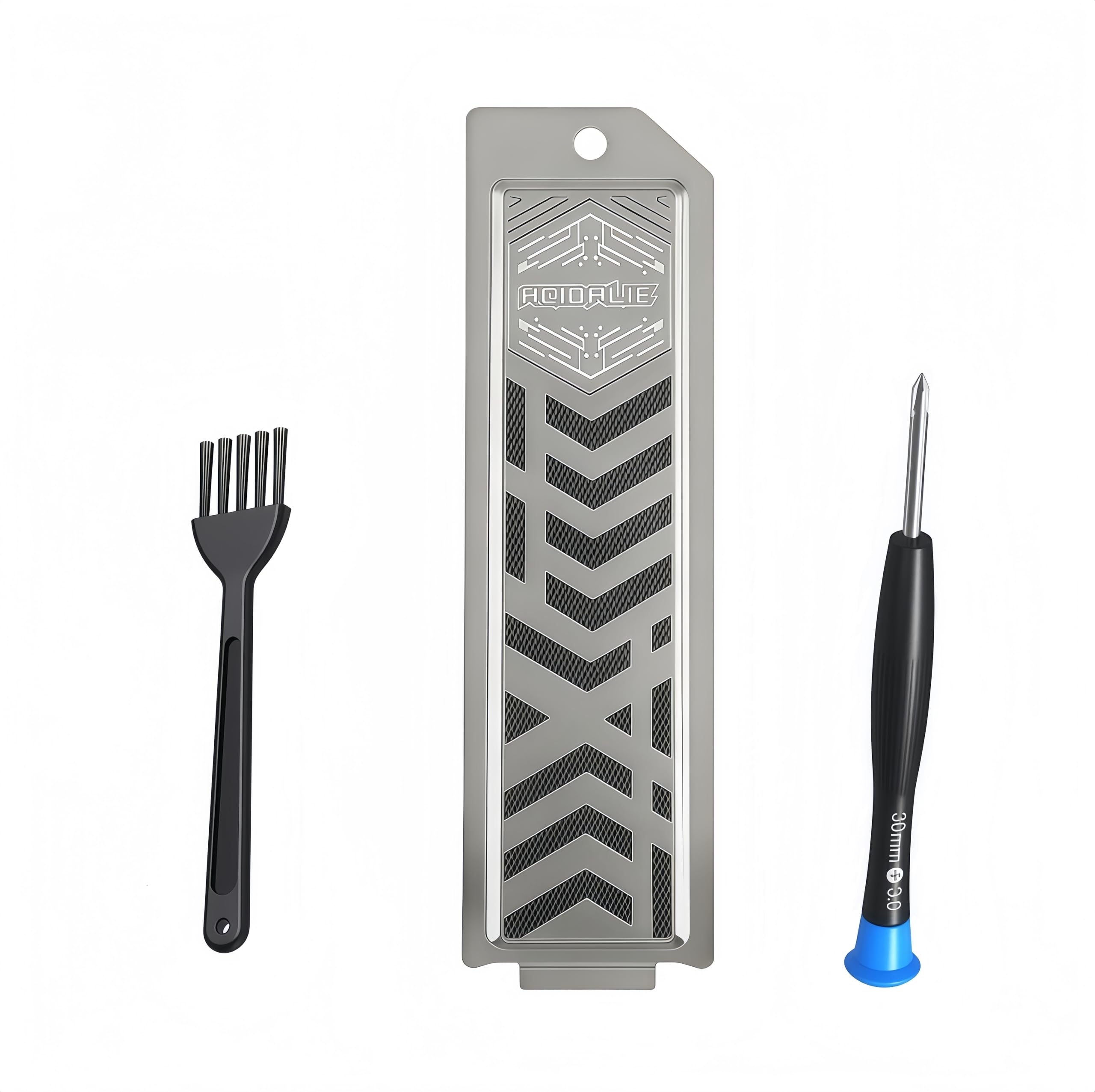 PS5 Slim M.2 SSD Kühlkörper Erweiterungssteckplatz | Metallabdeckung Wärmeableitungsloch | für PS5 Pro M.2 SSD Erweiterungssteckplatz (Silber) Silberfarben Angebot bei HelloDeals