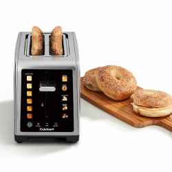 Cuisinart SimpliTouch XL Farb-Touchscreen 2-Scheiben-Toaster | Extra-große Schlitze | Farb-Touchscreen-Display | High-Lift QuickView™ | Brot-, Bagel-, Sauerteig-, Muffin- & Früchtebrot- Angebot bei HelloDeals