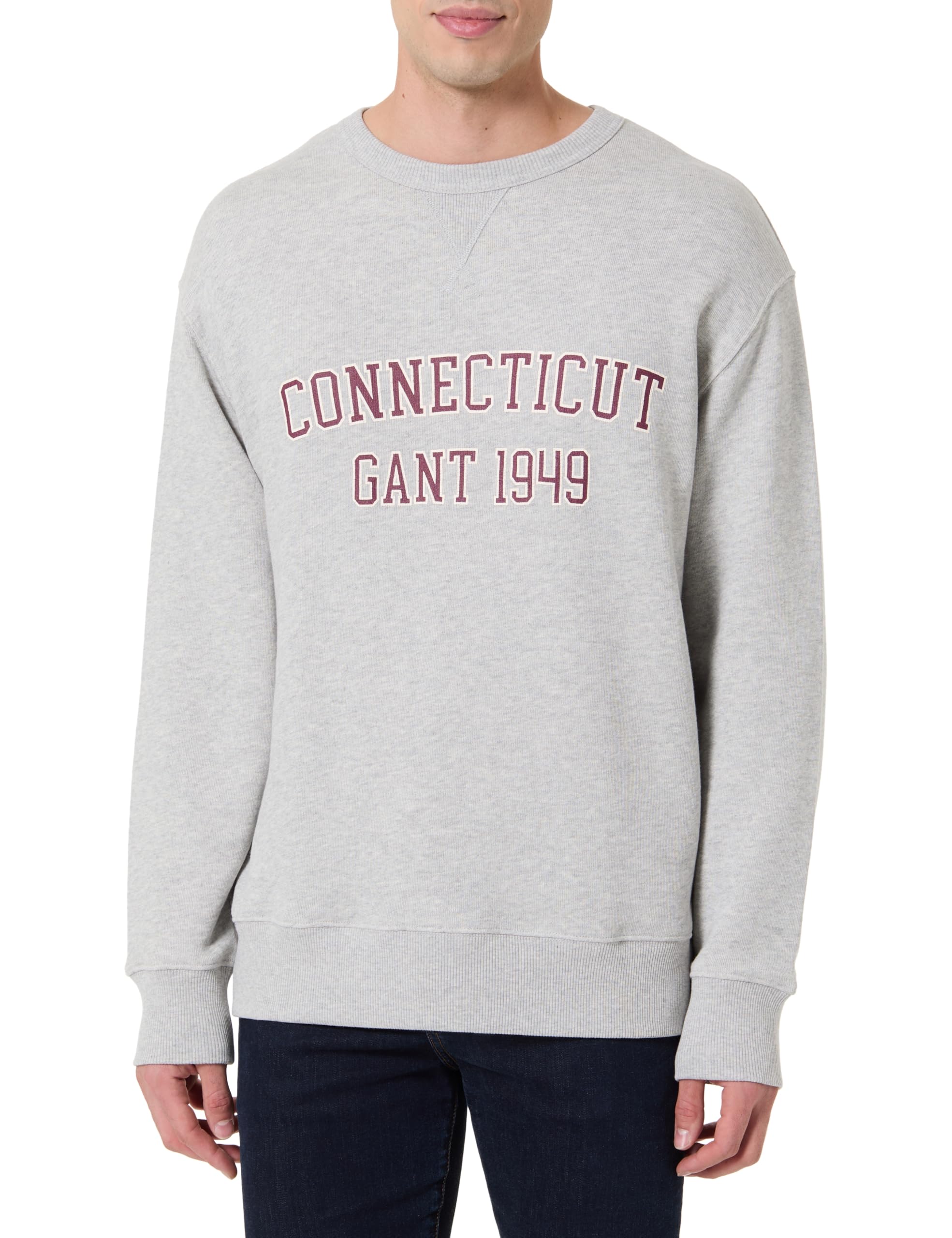 GANT Herren Graphic Sweatshirt Sweatshirt 3XL Grey Melange Angebot bei HelloDeals