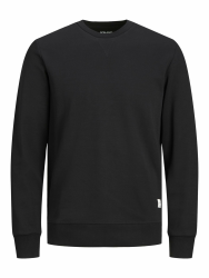 JACK & JONES Herren Jjebasic Sweat Crew Neck Noos Sweatshirt L Black/Fit:reg Angebot bei HelloDeals