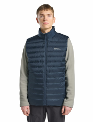 Jack Wolfskin Herren Pilvi Down Vest M Daunenweste XL midnight sky Angebot bei HelloDeals