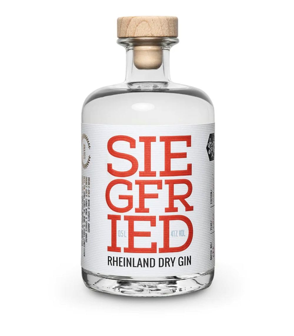 Siegfried Rheinland Dry Gin | Weltweit ausgezeichnet | Micro-batch mit 18 Botanicals | Regionalität und Weltklasse | 41% | 500ML Rheinland Dry Gin 0.5 l Angebot bei HelloDeals