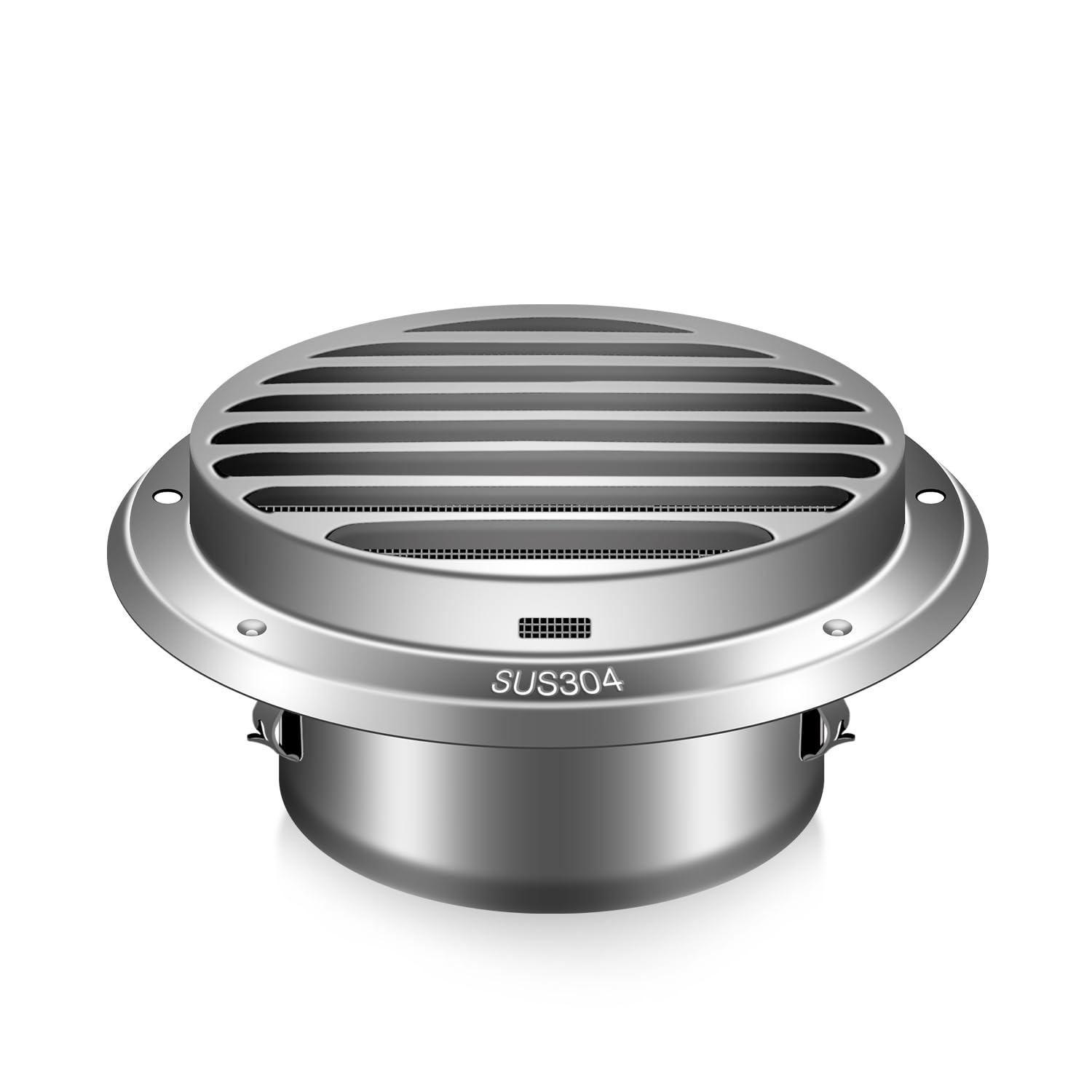 Aygrochy Lüftungsgitter 100mm Edelstahl 304, Verdickt Wand Tellerventil, Rund Abluftgitter Entlüftungsabdeckung mit Verschrauben Insektschutzgitter. Angebot bei HelloDeals