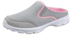 Sisttke Hausschuhe Damen Herren Clogs Slip On Pantoffeln Sommer Outdoor Atmungsaktiv Bequeme Gartenschuhe rutschfest Schlupfschuhe Sabots 39 EU Grau Hh Angebot bei HelloDeals