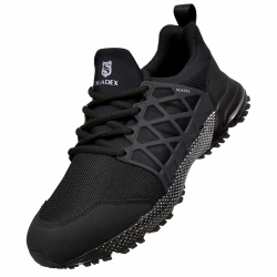 SUADEX Sicherheitsschuhe Arbeitsschuhe Herren Damen Atmungsaktiv Arbeitsschutzschuhe Stahlkappenschuhe Leicht mit Stahlkappe Schwarz 37-48 EU 42 EU 0 Schwarz Angebot bei HelloDeals