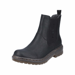 Rieker Damen 78292 Chelsea-Stiefel 42 EU Schwarz Angebot bei HelloDeals