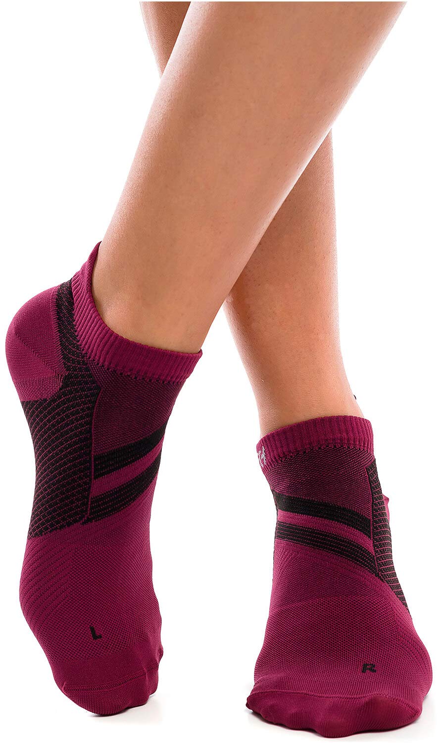 kurze Plantarfasziitis Socken, Kompression Socken, Stützsocken, für Damen und Herren 43-45 Bordeaux Angebot bei HelloDeals
