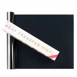 NANAPLUMS Plotterfolie Textil, 30.5cm×8m Flexfolie Plotter Textil, Bügelfolie für Textilien Transferfolie zum Aufbügeln für DIY T-Shirt, Stoffe(Schwarz, 8m) Schwarz - 8m Angebot bei HelloDeals