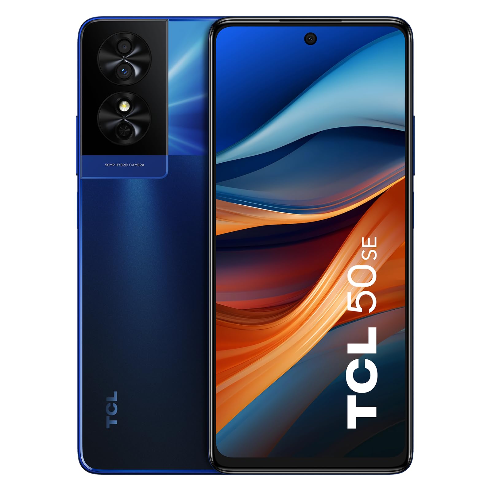 TCL 50 SE Mobiltelefon ohne SIM-Lock, 6,78" FHD+ 90 Hz NXTVISION-Display, 4 GB RAM + 128 GB ROM, 50-MP-Kamera, 5010-mAh-Akku, 33-W-Schnellladung, Midnight Blue Midnight Blue 50 SE Angebot bei HelloDeals