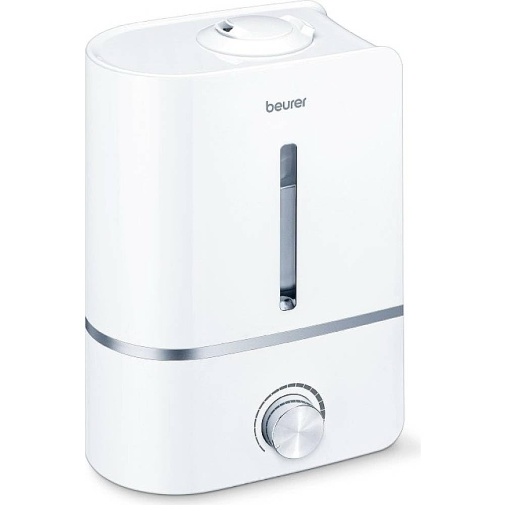 Beurer LB 45 Luftbefeuchter mit Ultraschall-Verneblung zur Raumluftbefeuchtung, mit Aromafunktion, für Räume bis 30m², leise, Weiss/Opulenter Garten, Blau Angebot bei HelloDeals