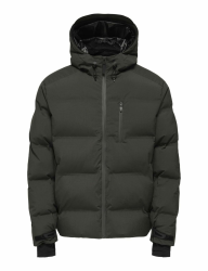 Only & Sons Male Jacke ONSMATHIS Jacke L Dark Grey Melange Angebot bei HelloDeals