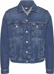 Tommy Jeans Herren Jeansjacke Ryan Brusttaschen XS Denim (Denim Dark) Angebot bei HelloDeals