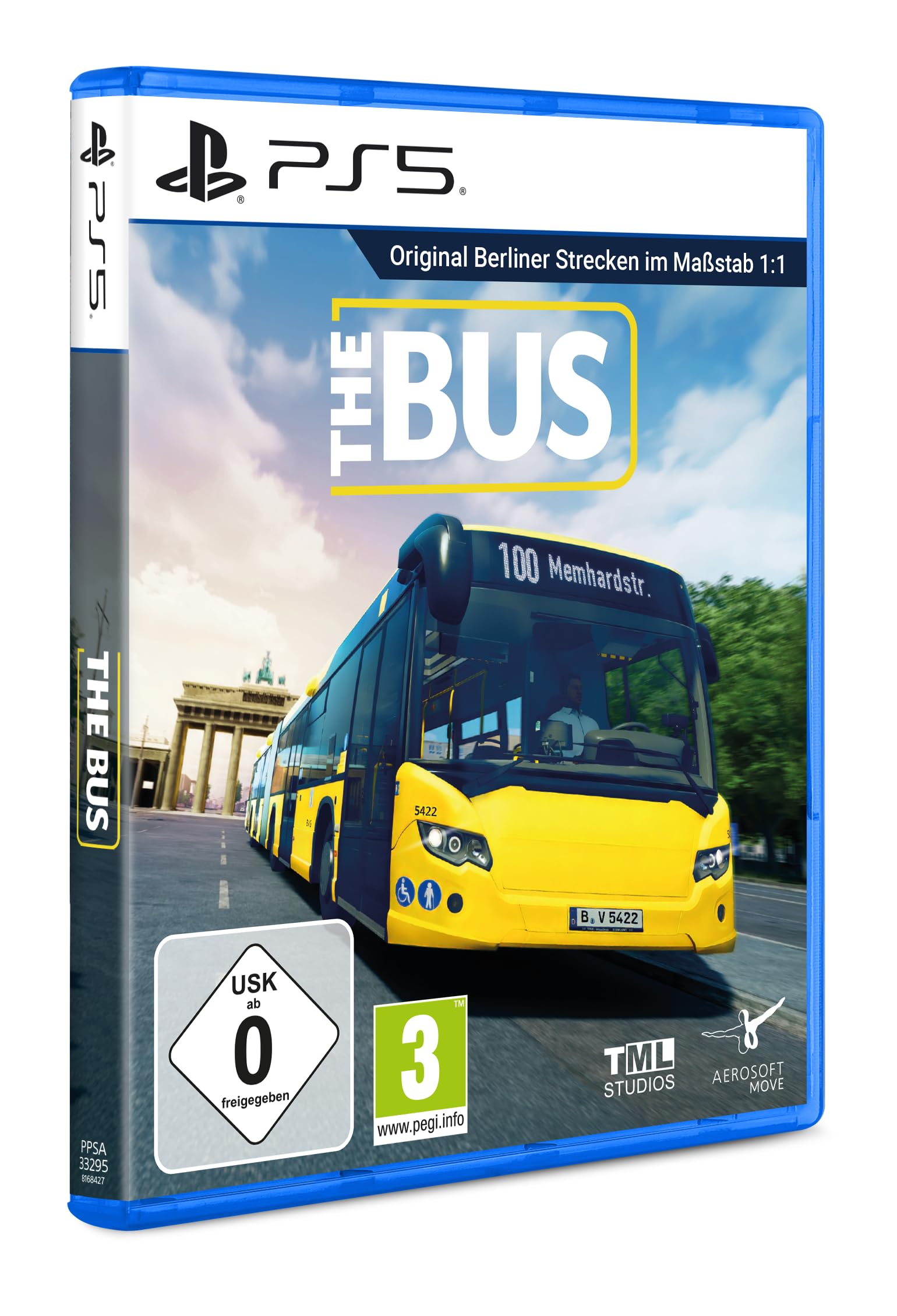 Aerosoft The Bus – Bus Simulator PS5 | Realistische Verkehrssimulation mit Berliner Streckennetz, verschiedenen Bussen & Karriere Modus Angebot bei HelloDeals