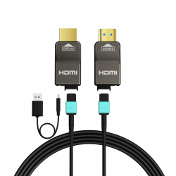RUIPRO 8K HDMI 2.1 Kabel mit abnehmbarem Stecker aus reiner Glasfaser, 15 m, armiert, Ultra High Speed 48 Gbit/s, 8K@60Hz, 4K@120Hz, Dynamic HDR, eARC, für Leerrohre, Xbox, Beamer, RTX 3080/4090 8K GEN4AK Gepanzert 15M Angebot bei HelloDeals