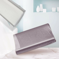 THXSILK 19 Momme Maulbeerseide Kissenbezug für Kontur Gedächtnisschaum Kissen Latex Kissenbezug Cervical Kissenbezug, Hypoallergen Waschbar (50 x 30 x 10/7 cm, Lila) Lila 50x30x10/7 cm Angebot bei HelloDeals