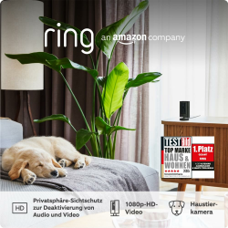Ring Innenkamera (Indoor Camera 2. Gen.) | Überwachungskamera für den Innenbereich | 1080p-HD-Video, Privatsphäre-Sichtschutz, WLAN, ideal für Haustiere, zur Selbstinstallation | 3 Sicherheitskameras Schwarz Nur Gerät 3 Kameras Angebot bei HelloDeals