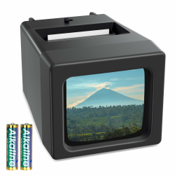 35 mm Dia-Viewer für alte Dias, 2-fache Vergrößerung, Dia-Projektor für 35 mm Dia, batteriebetrieben (2 AAA-Batterien im Lieferumfang enthalten) M202 Angebot bei HelloDeals
