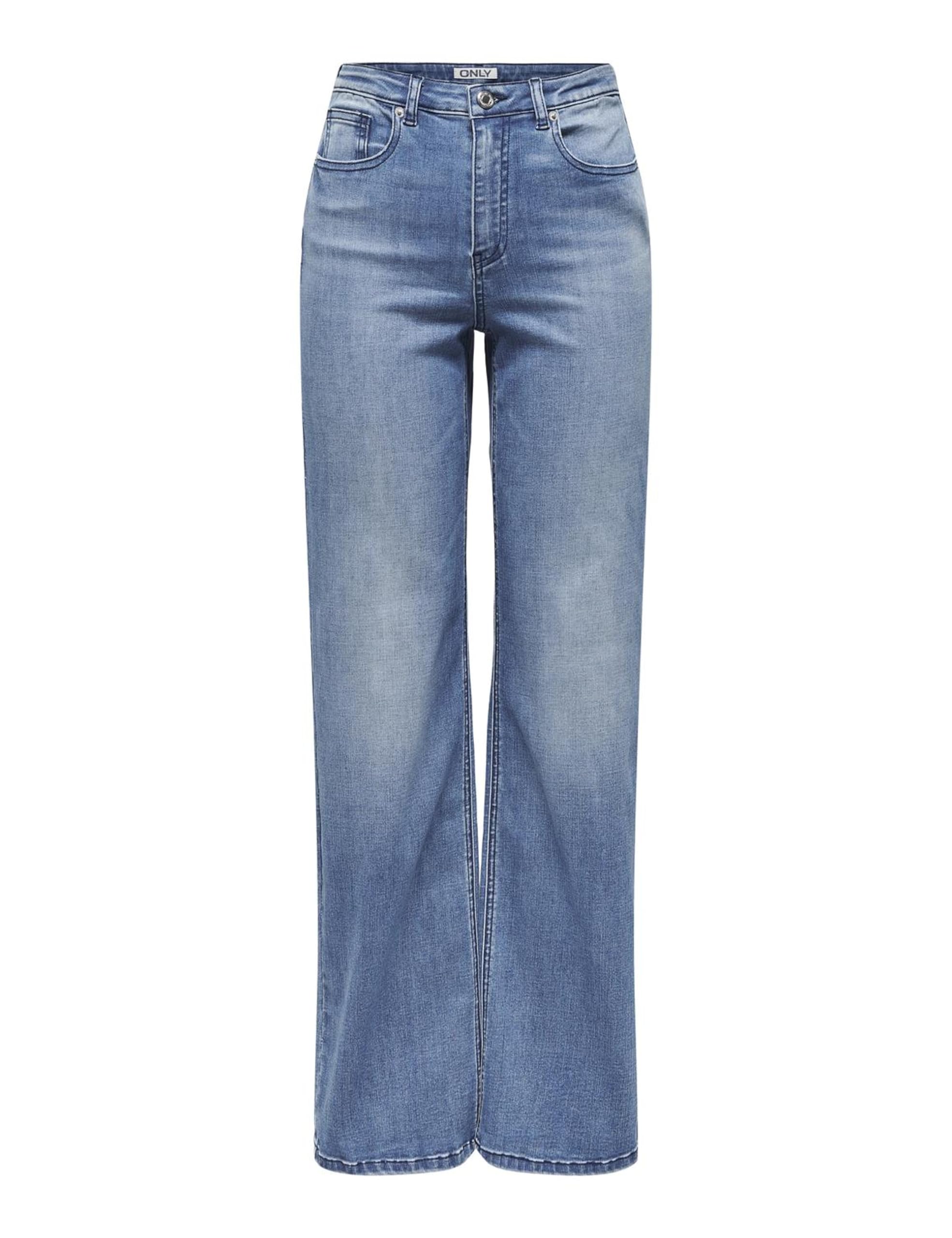 ONLY Female Jeans mit weitem Bein ONLJUICY-WAUW Hohe Taille Weiter Beinschnitt Jeans L / 30L Medium Blue Denim Angebot bei HelloDeals